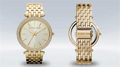 michael kors zlate hodinky